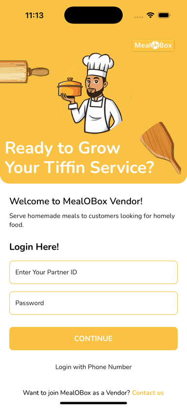MealOBox - Food Delivery App